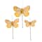 Yellow Feather Decorative Butterfly by Ashland&#xAE;, 3ct.